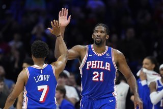 Joel Embiid (21) a brillé pour son retour après 2 mois d'absence KEYSTONE/AP/Matt Slocum